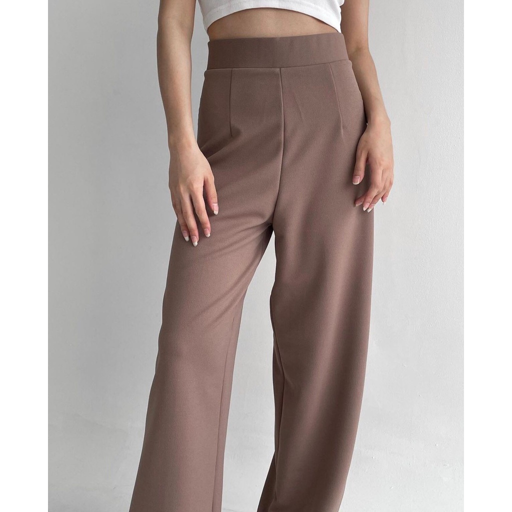 POTTIE - Valerie Basic Cullotes Pants - Long Culottes High Waist