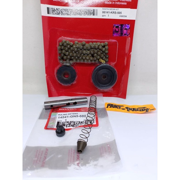 Promo Rantai keteng KRS plus suling Keteng Honda Supra fit lama Supra fit new legenda Revo lama 100 