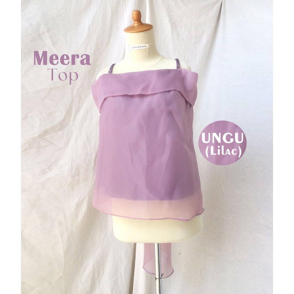 Meera Top (ATASAN ORGANZA / ORGANZA TOP/ ATASAN SABRINA )