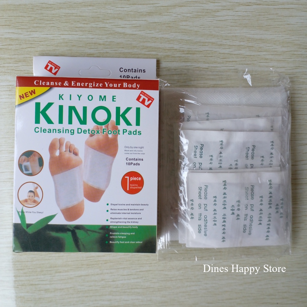 1 Box Kinoki Gold / Putih Isi 10 pcs Koyo Telapak Kaki Detok Herbal Detok Foot Kiyome Koyok