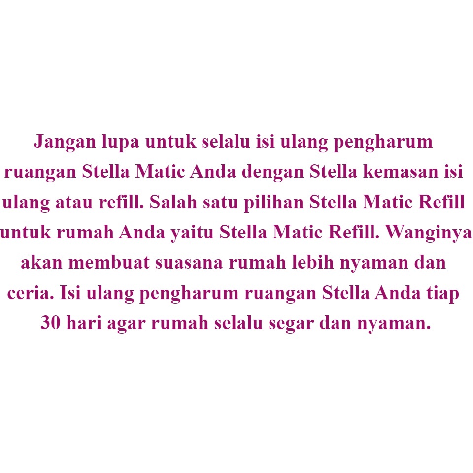 Promo Hemat Stella Matic Refill Japanese Sakura 225 ml Pengharum Ruangan