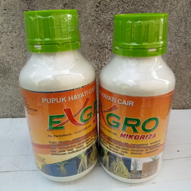 Jual Pupuk Cair Mikoriza Exgro Ml Untuk Merangsang Pertumbuhan Akar