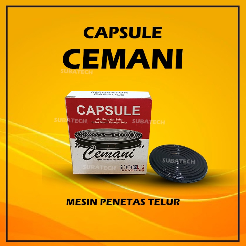 Capsule Thermostat Cemani untuk Mesin Tetas