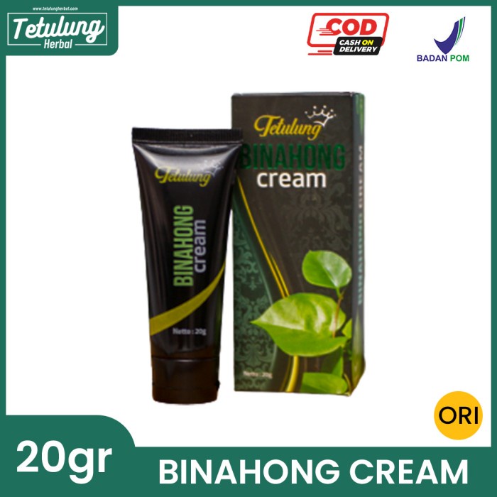 Binahong Cream - Obat Salep Gatal Dan Luka Biang Keringat di Ketiak BPOM