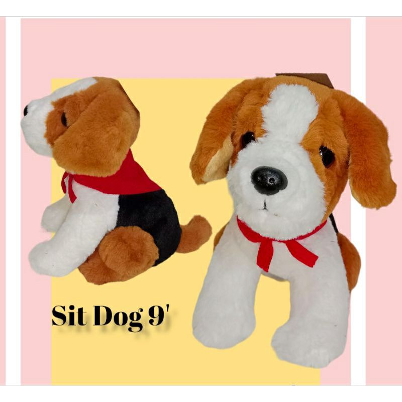 Boneka Sit Dog Anak Boneka Anjing Anak Hadiah Boneka Anak Kado Anak Kado Boneka Lucu