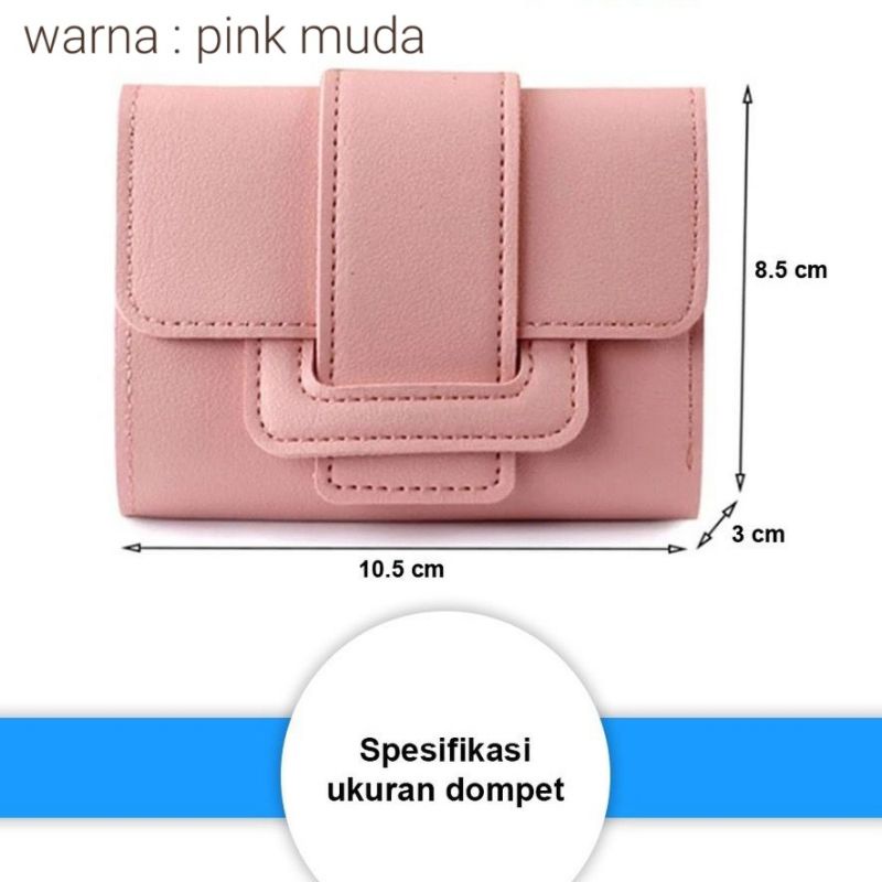 Dompet Wanita Lipat Klip Fashion Import Lucu Murmer