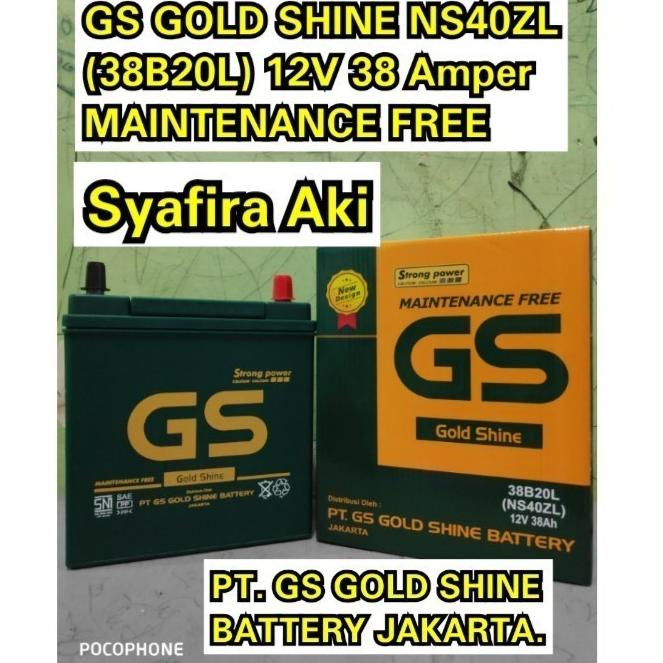 Aki mobil Agya, Ayla, Calya, Sigra, Sirion GS MF NS40ZL Accu kering