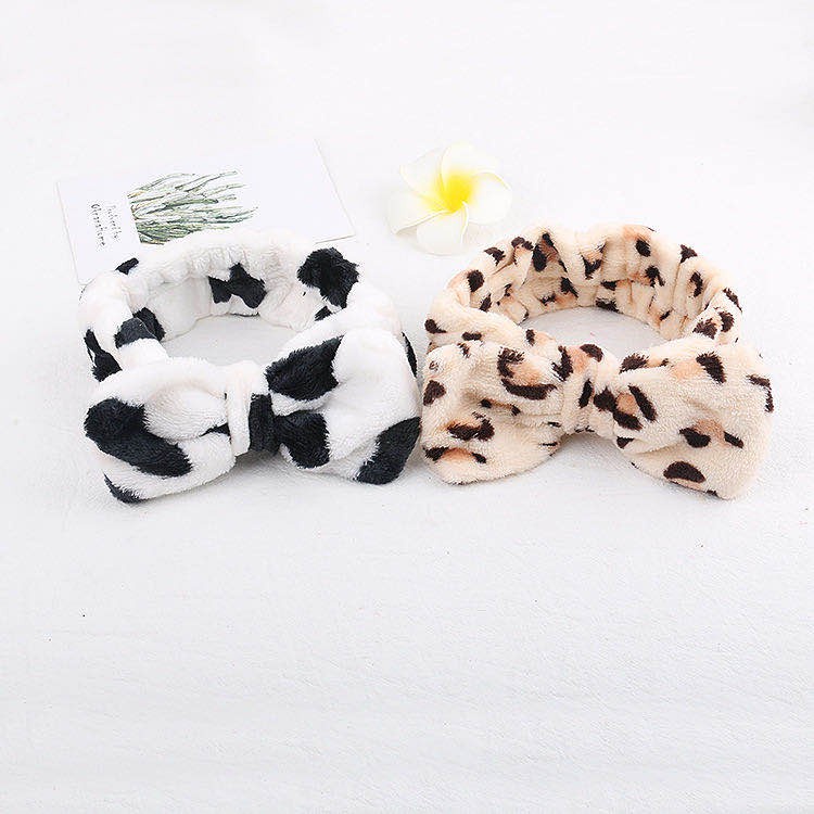 Bandana Bando Rambut Motif Pita Bando Rambut Mandi Gaya Korea Bando Fashion Wanita Import