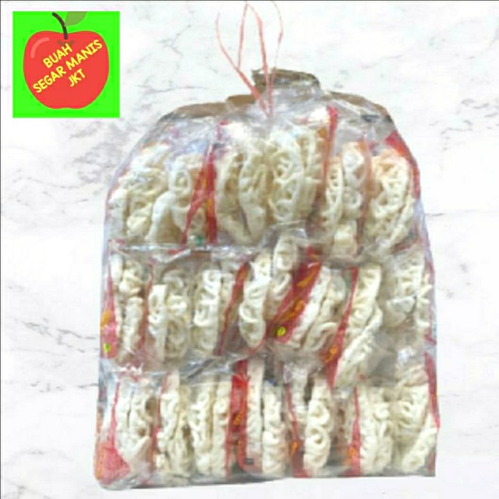

NEW 1 BALL KERUPUK BANGKA RAJA KERUPUK ISI 2 PCS