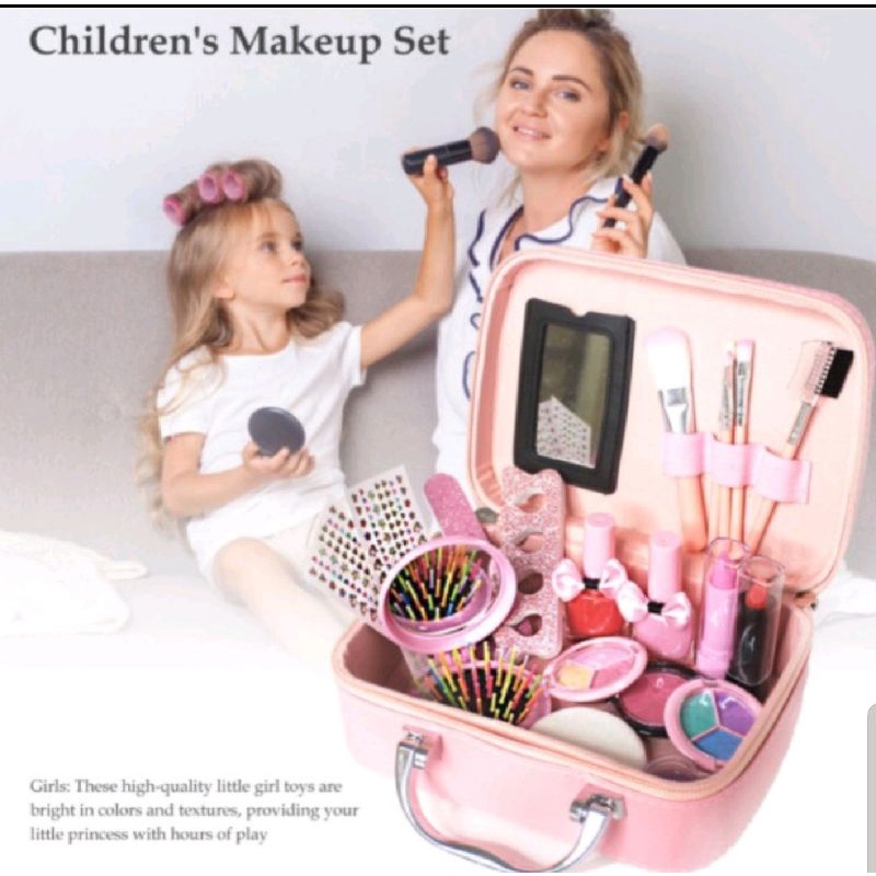 Mainan Make Up Anak Dengan Fungsi Asli Souvenir Kado Ulang Tahun Anak Make up Kit Set