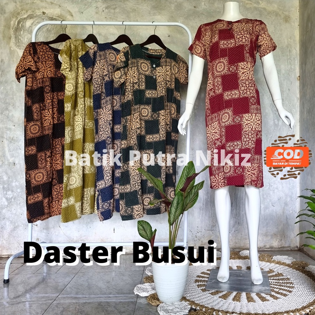 (COD) Daster Busui Friendly Batik Kekinian