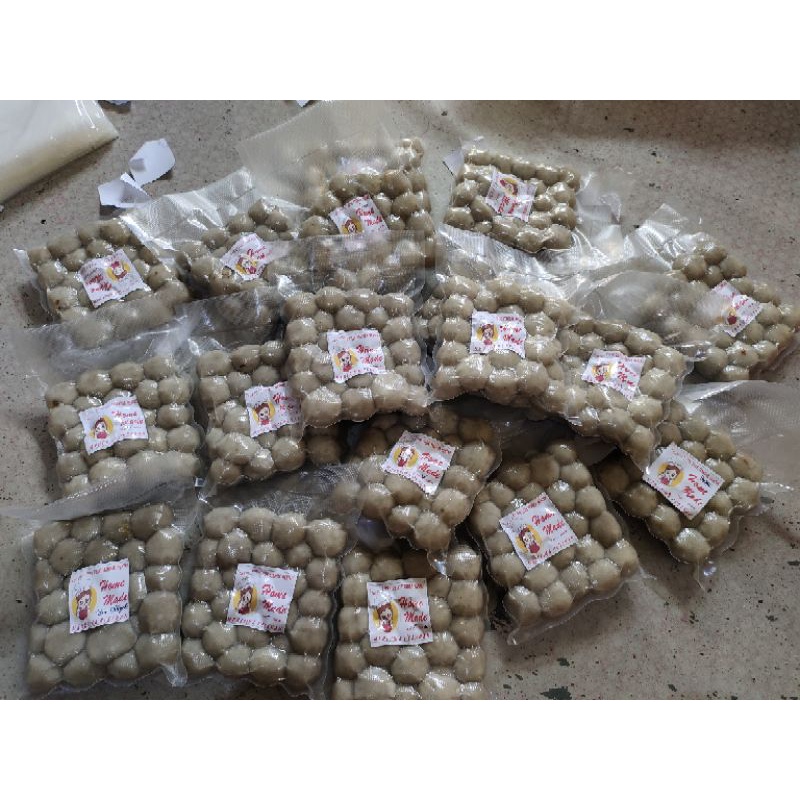 CILOK GAJIH &amp; Ayam isi 100 biji Mini mentah
