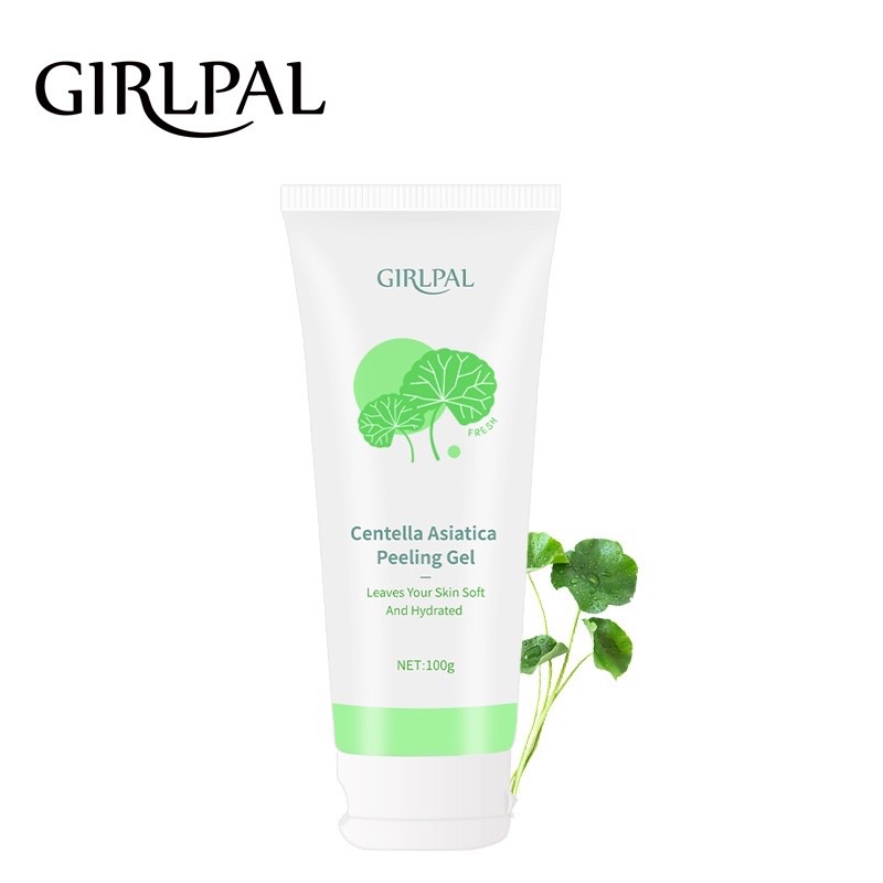 BPOM GIRLPAL Centella Asiatica Peeling Gel 100gr Wajah Body Exfoliating Mencerahkan Wajah