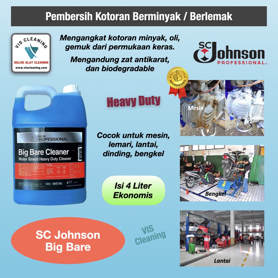 SC Johnson Big Bare Pembersih Noda Oli &amp; Minyak pada Mesin, Lantai dll