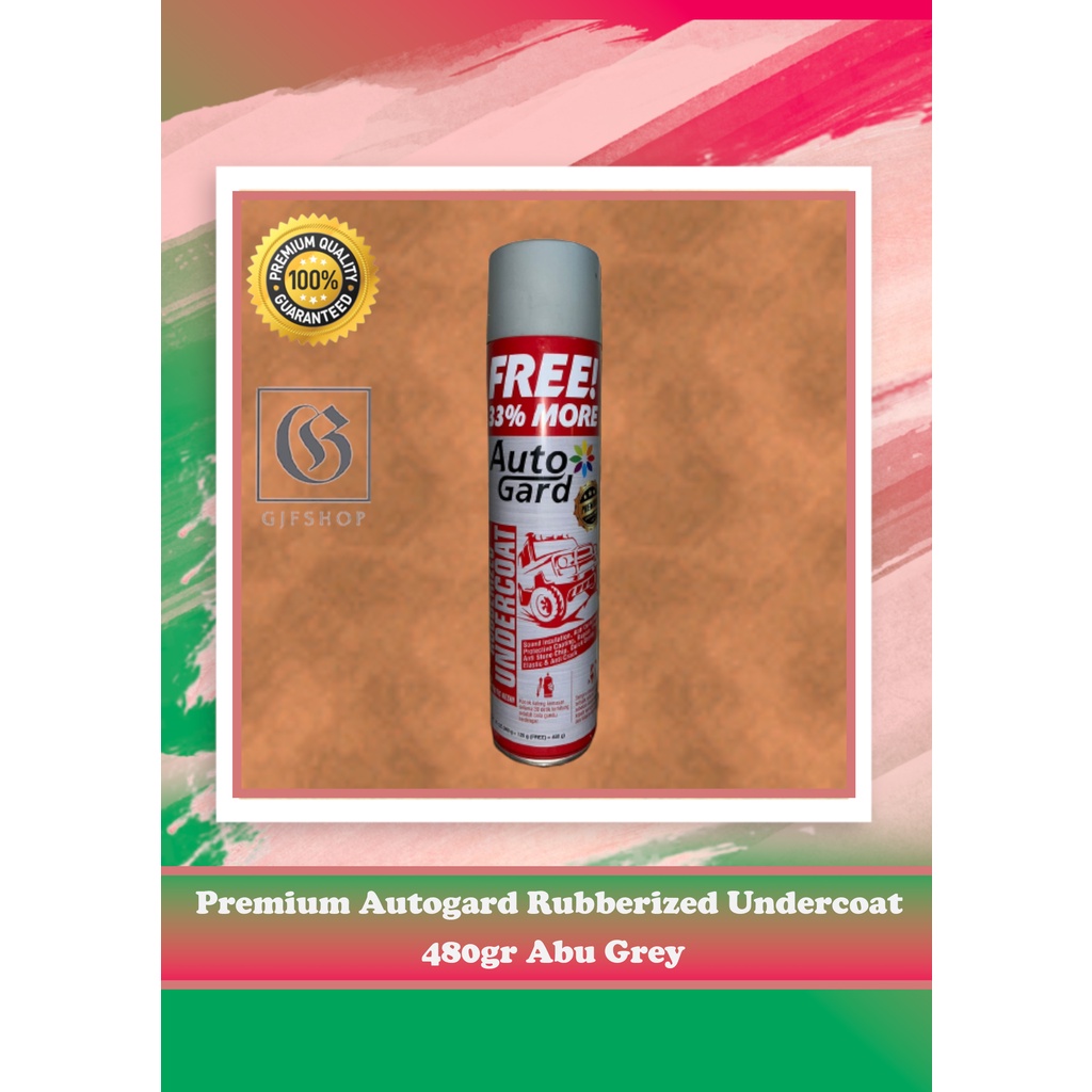 Jual Premium Autogard Rubberized Undercoat 480gr Abu Grey Shopee