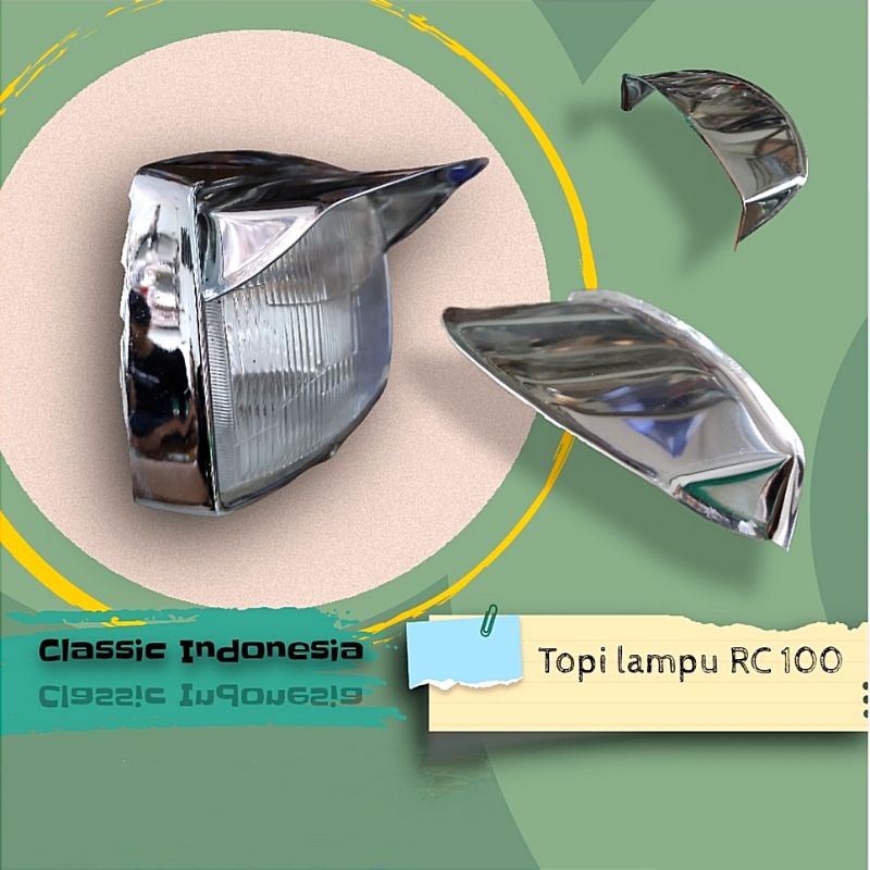 Topi lampu RC100 RC80 topi pet lampu Suzuki rc100 rc 100 rc80