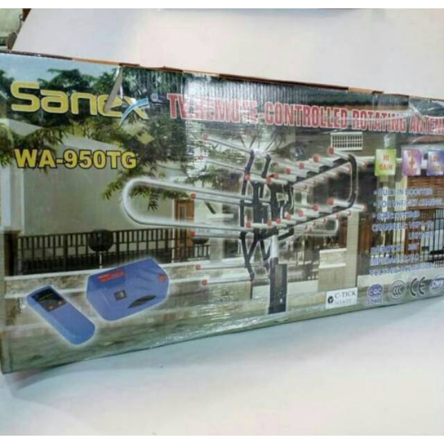Sanex Antena Outdoor TV + Remote WA-950 TG