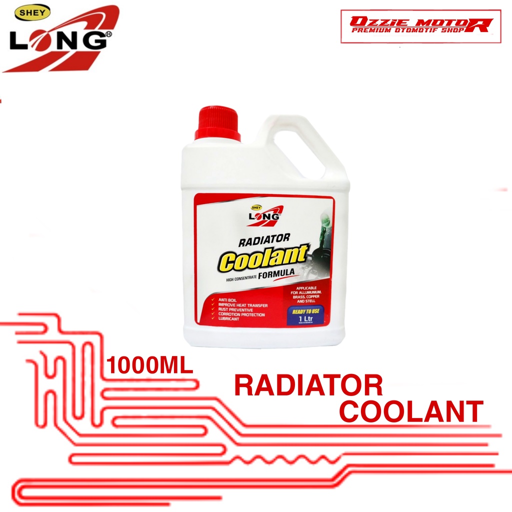 LONG RADIATOR COOLANT 1000ml AIR RADIATOR 1L MOTOR/MOBIL