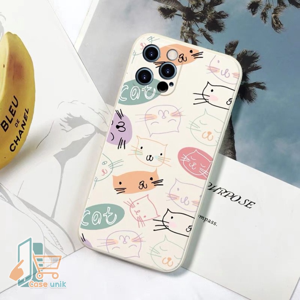 SS109 SOFTCASE MOTIF CUTE CAT SAMSUNG A04 A04E A31 A31F A32 A13 A23 A33 A50 A50S A30S A51 A53 CS4734