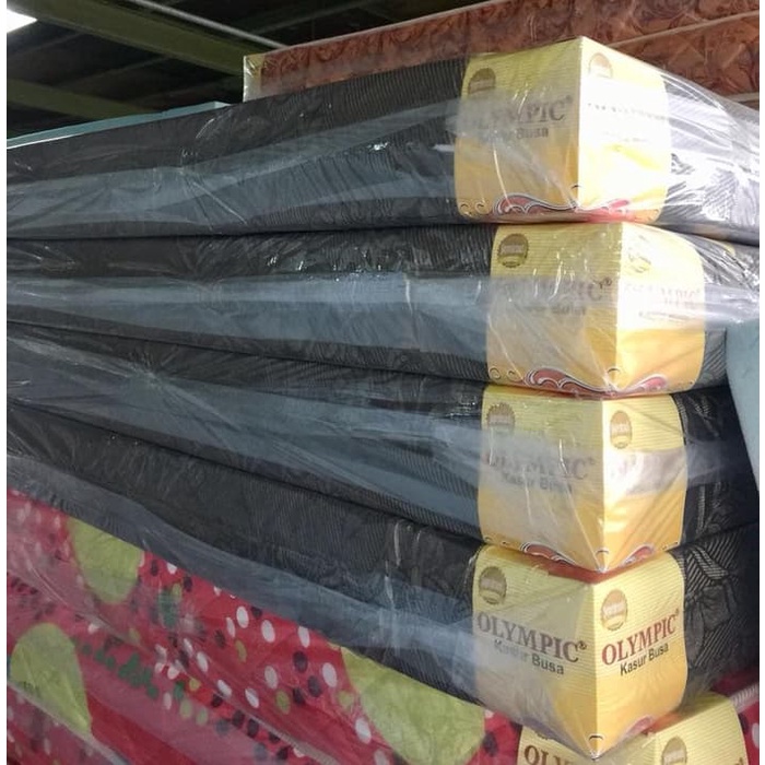 Kargo Kasur busa Olympic Std kain Jacquard ukuran 90 x 200 x 14 cm