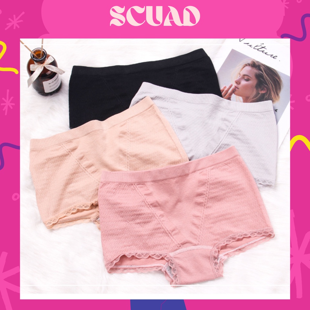 Celana Dalam Wanita Import CD Sarang Lebah Dengan Renda Samping Bahan Spandek CD41