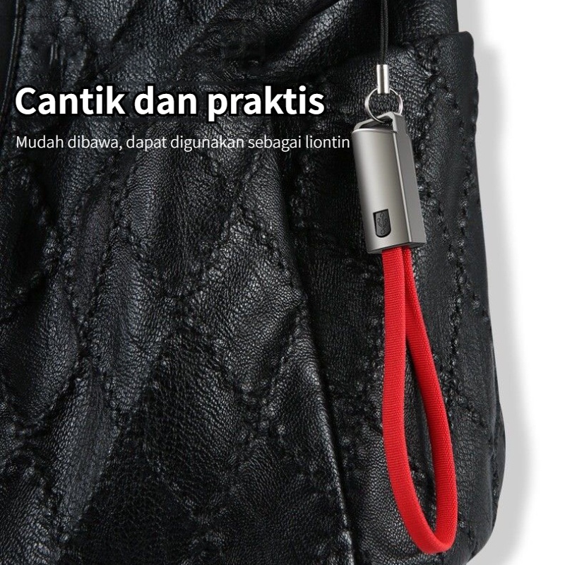 Kabel Data Android Gantungan Kunci, Gantungan Kunci Portable kabel untuk semua Android Fast Charging Gantungan Kunci Pengisi Daya, Kabel Pengisi Daya Portable 20Cm, USB Mikro Tipe-c untuk iPhone Android