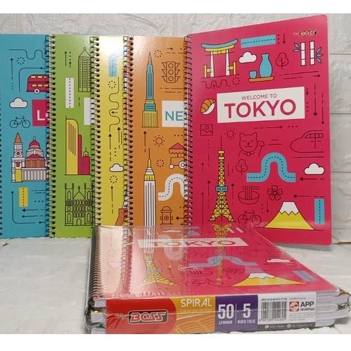

HOT SALE Buku Tulis SPIRAL Bigboss / B5 50 Lembar ★ 863