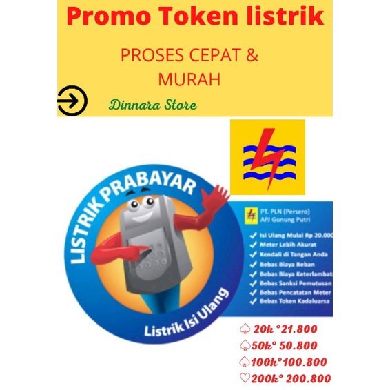 PROMO   TOKEN LISTRIK MURAH