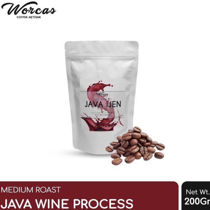 

TERMURAH WORCAS Kopi Arabica Java Ijen "Wine Process" 200 Gram Medium Roast /KOPI RUBE/KOPI KAPAL API/KOPI SLB/KOPI PEJUANG/KOPI BUBUK