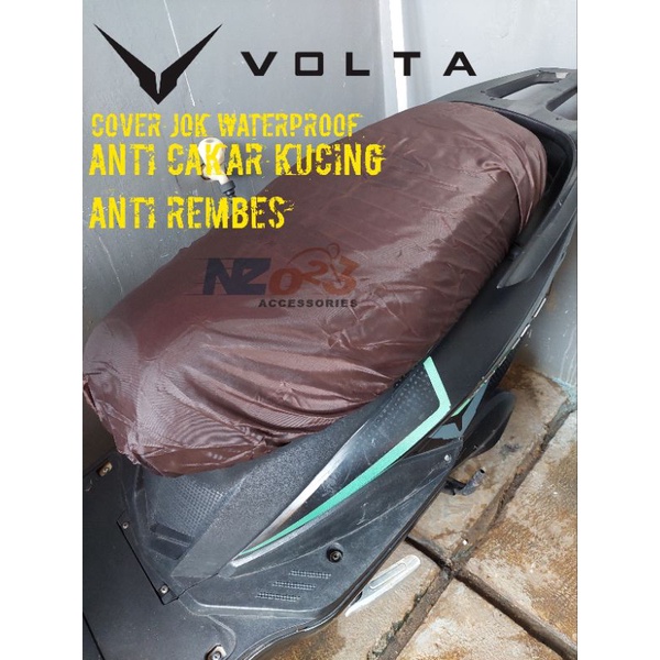 Cover Sarung jok motor Volta Gesits Smoot Viar Q1 Vario Filano Fazzio Beat Bebek dan Matic agar tida