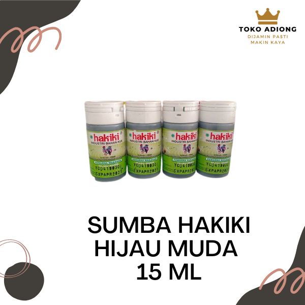 

SUMBA HAKIKI HIJAU MUDA 15 ml (ISI2PCS)