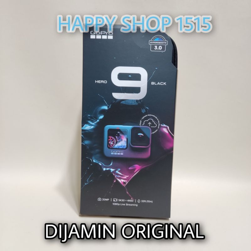 GOPRO HERO 9 BLACK GARANSI RESMI TAM / hero9 /actioncam/ kamera gopro