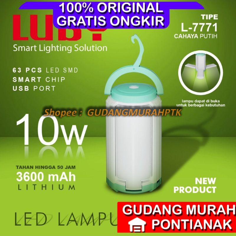 Emergency Luby-7771 / emergency luby L-7771 / lampu untuk mati lampu