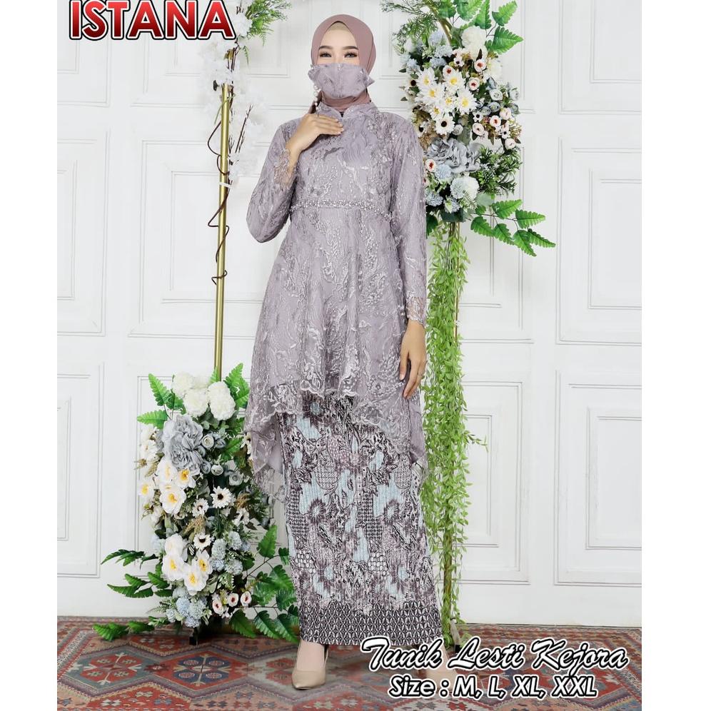[KODE GZDCB]  NEW MODEL KEBAYA TILE BROKAT BORDIR GLITER MUTIARA MIX PAYET MEWAH MODERN JUMBO XXL LD
