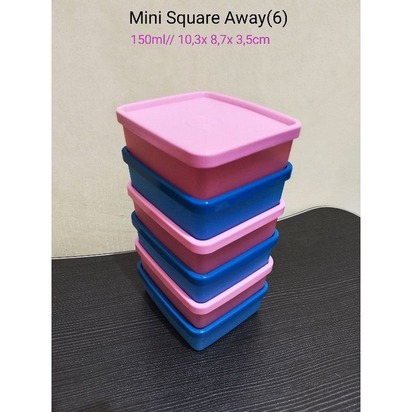 Mini Square Away Tupperware(6)