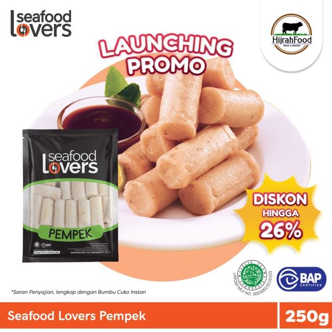 

Seafood Lovers Pempek Ikan / Lenjer | Indonesian Fish Cake (250 gr)