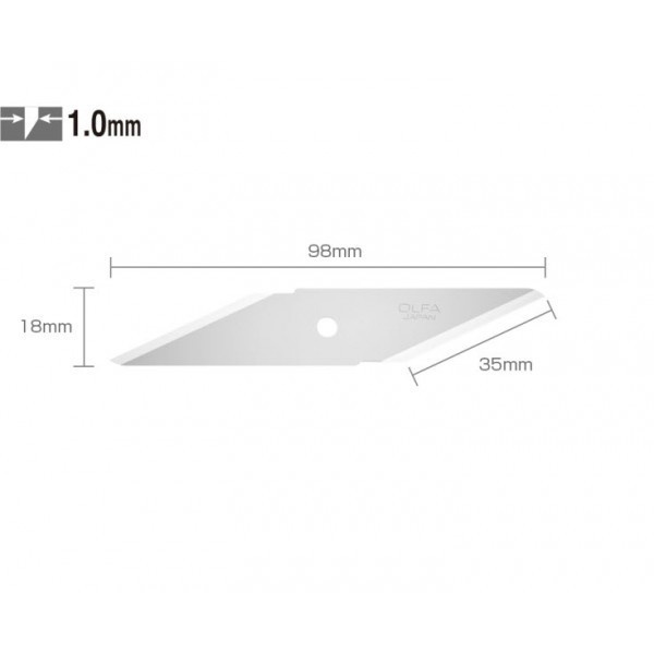 

Refill Cutter CK-1 Spare Blade for Craft Knife CKB-1 Olfa