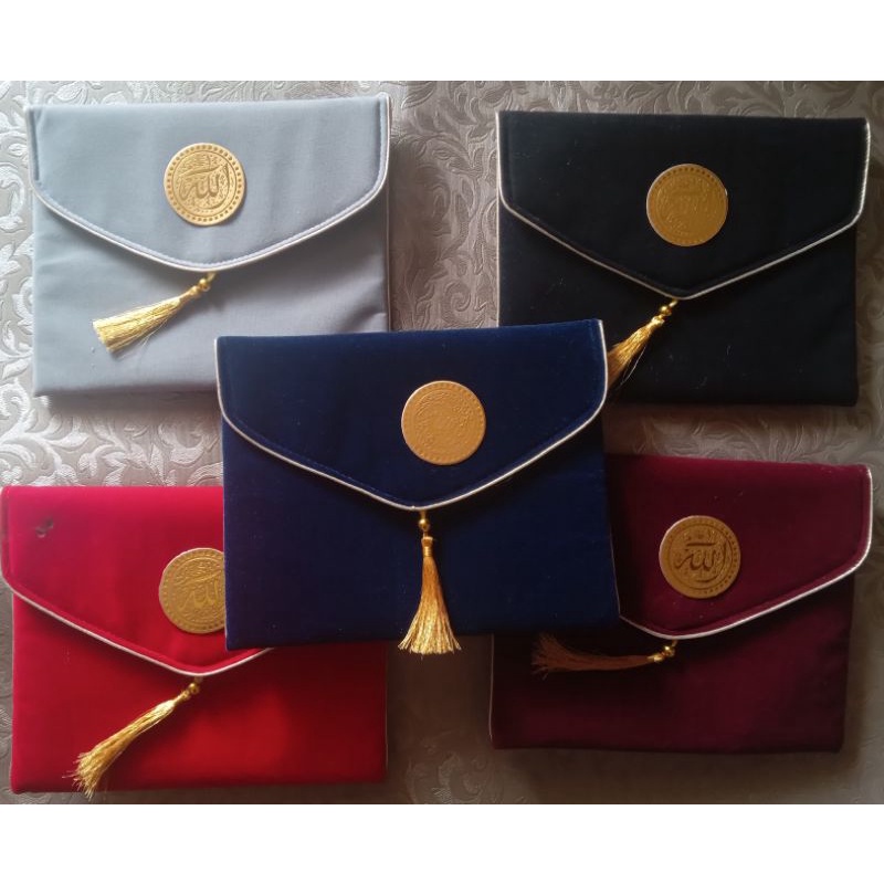 DOMPET YASIN POUCH YASIN BAHAN BELUDRU UK STANDAR