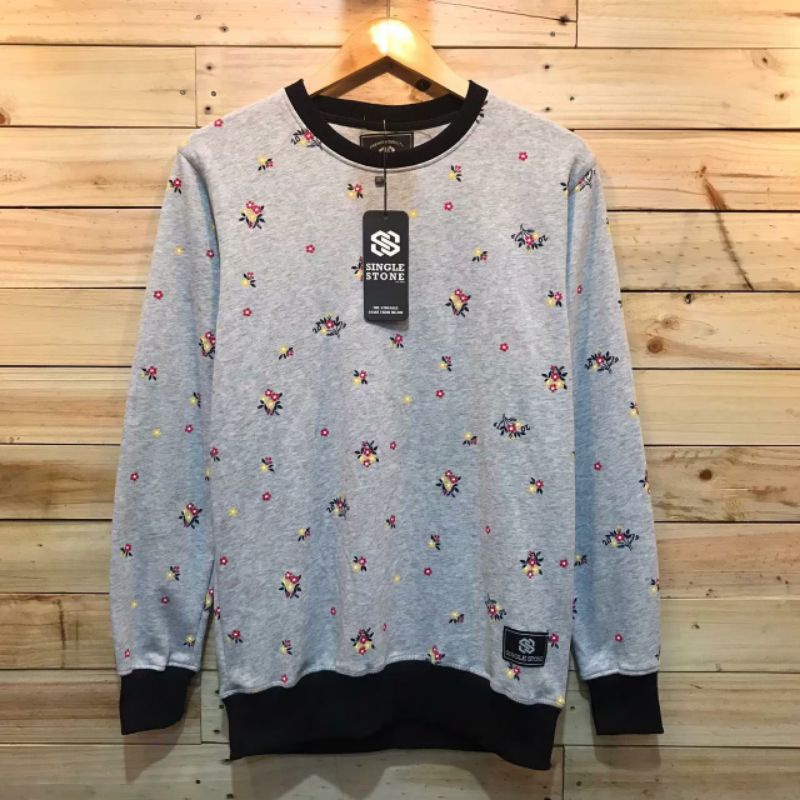 Sweater Pria Wanita Hoodie Supreme Sweater Black Merah Abu Putih Pink Navy Baby Terry Fleece