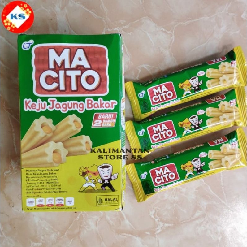 

Macito Keju Jagung Bakar 1 Pak 110 gr