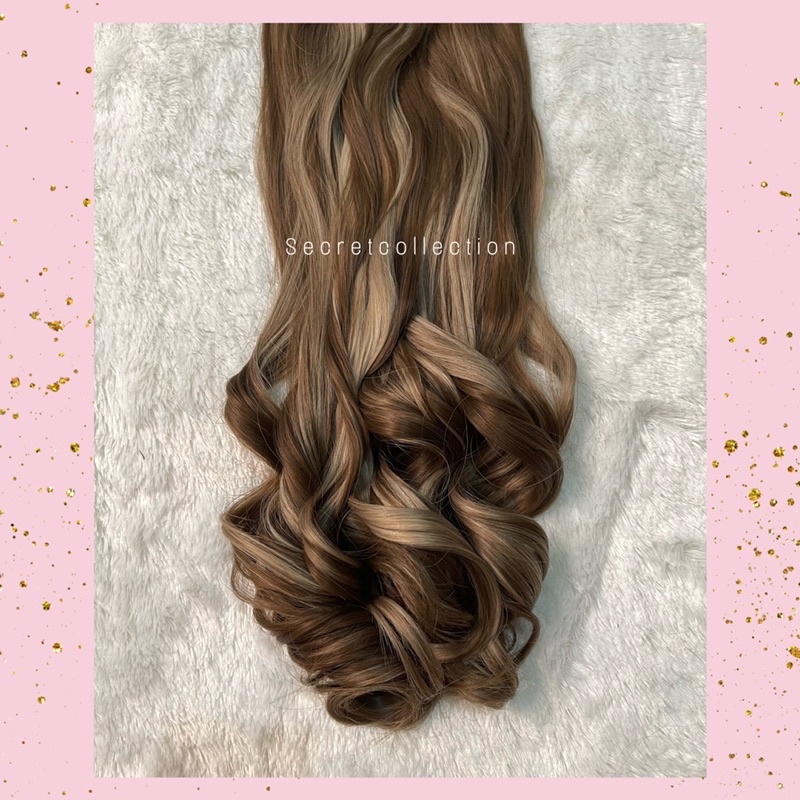 UY7 Hairclip 7 Layer Hhlht Caramel Latte Halus