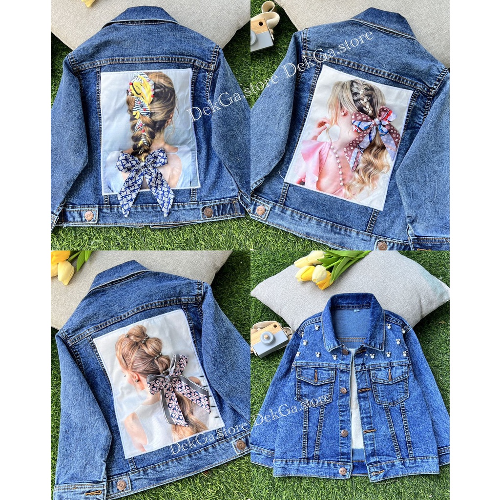 Jaket Jeans Anak Perempuan Motif 2th-15th