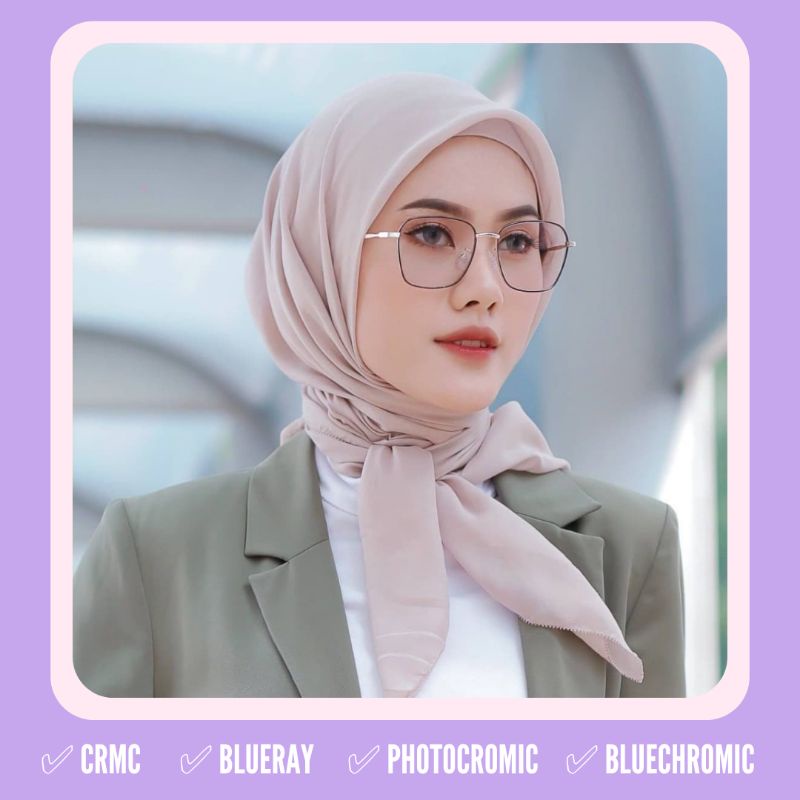 FRAME KACAMATA 98130 GRATIS LENSA ANTI RADIASI/MINUS/PLUS/CYLINDER | LENSA CRMC/BLUERAY/PHOTOCROMIC/