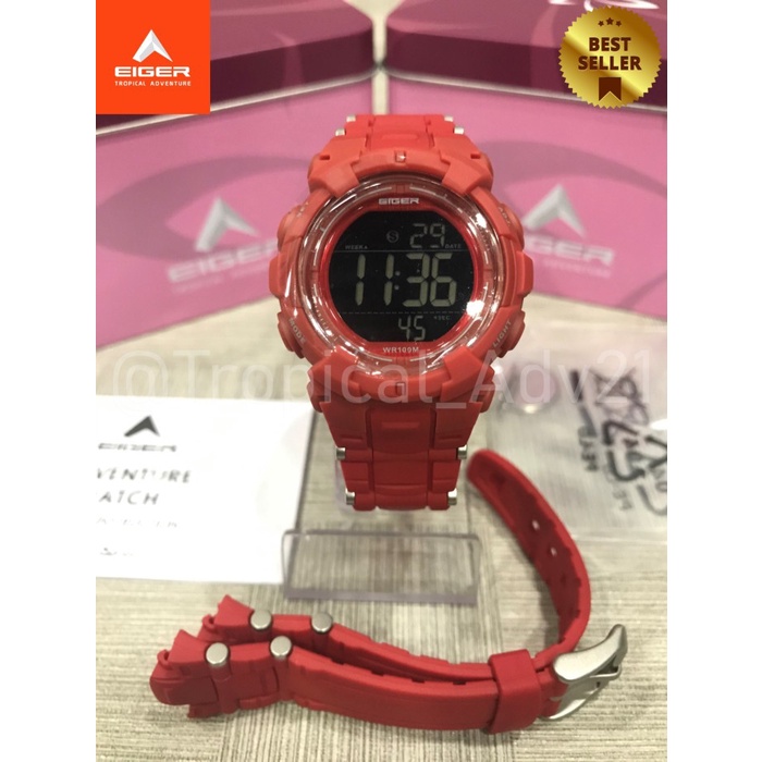 Eiger1989  JAM TANGAN WHITNEY |5443|RED|TOP SELLER