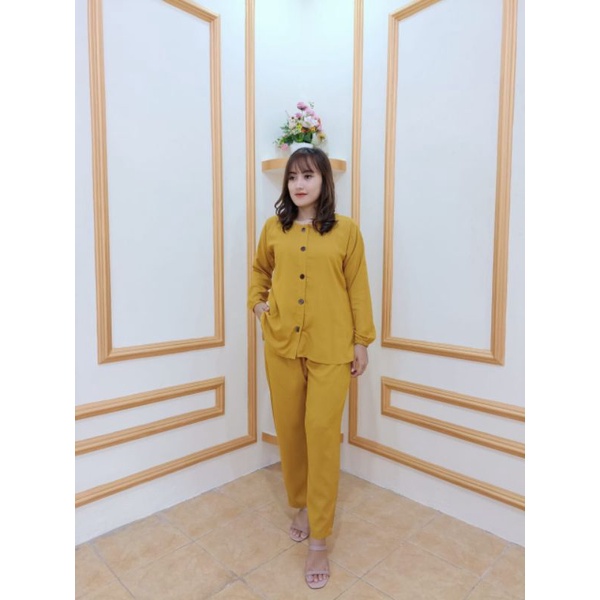 one set rayon twill polos