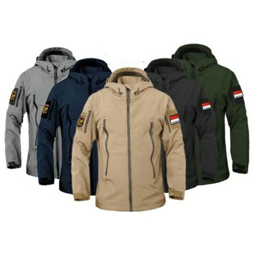 JAKET TAD PRIA / Jaket Tactical / Jaket TAD Bravo / Jaket Garuda / Jaket Outdoor / Free logo Garuda + Bendera indonesia