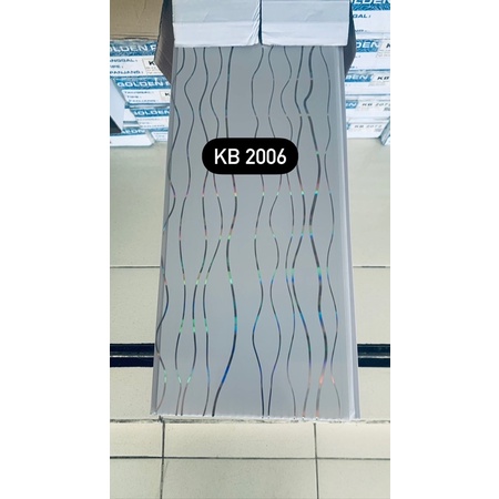 Plafon Pvc Putih Motif Ulir Kb 2006 - Kb 2038