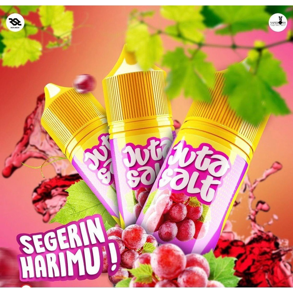 JUTA JUICE ANGGUR MERAH 30ML LIQUID JUTA SALT BUAH ANGGUR MERAH