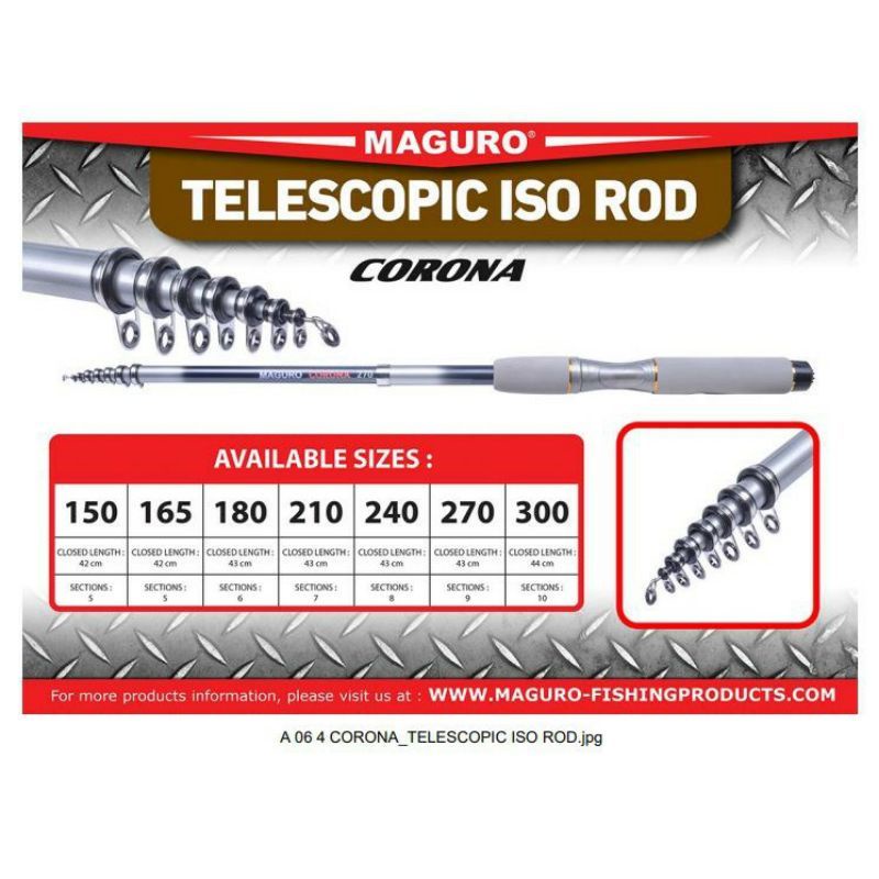 Joran udang Maguro Corona Lentur