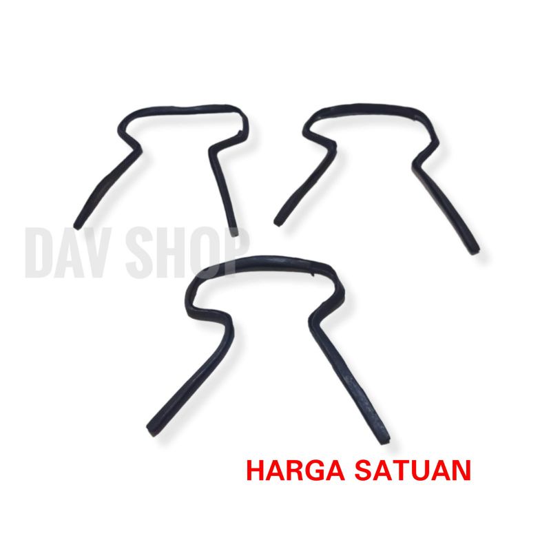 LIST/KARET PEREDAM WINDSHIELD VISOR BATOK LAMPU DEPAN ASTREA 800 ASDAP SATUAN